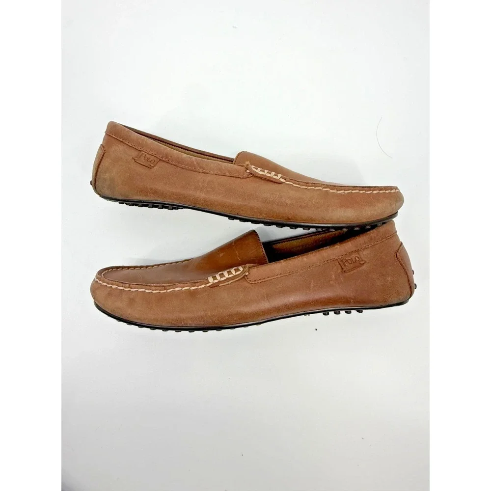 Polo Ralph Lauren Woodley Loafers Size 10.5D Heritage Classic Rustic Normcore‎ - Picture 4 of 7